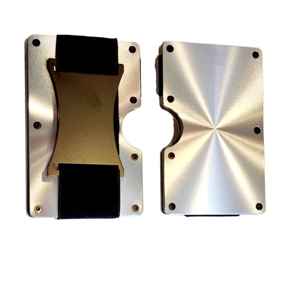 RFID Thin Wallet Credit card / Cash Holder / Color & Finish Variations - Picture 12 of 12